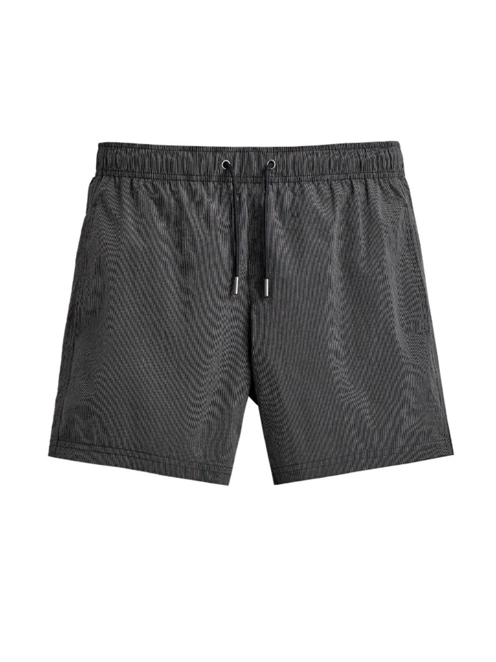 NWOT Zara Men’s Basic Black Swim Trunks with Liner – Size M